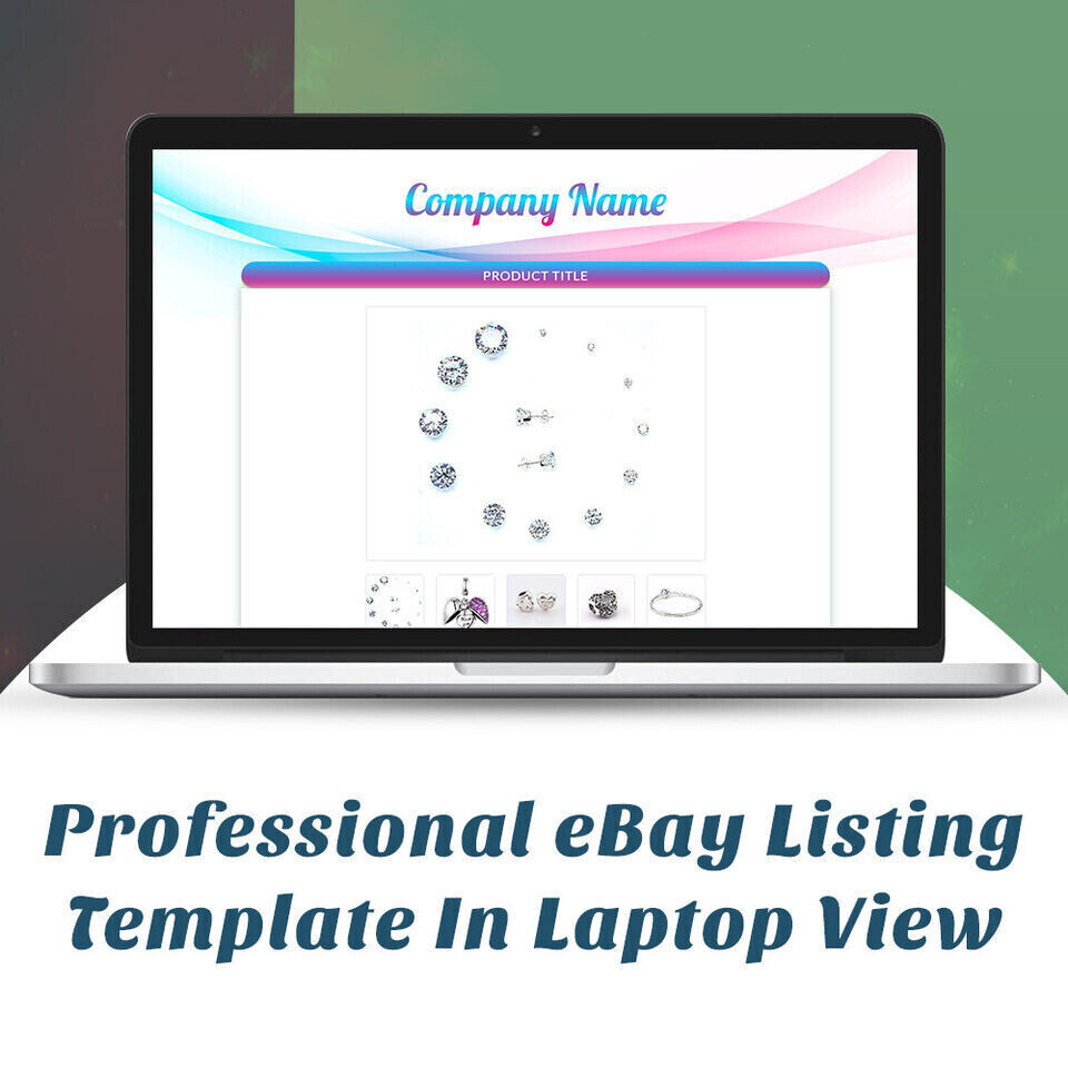 eBay Mobile Responsive eBay Listing Template Auction Template