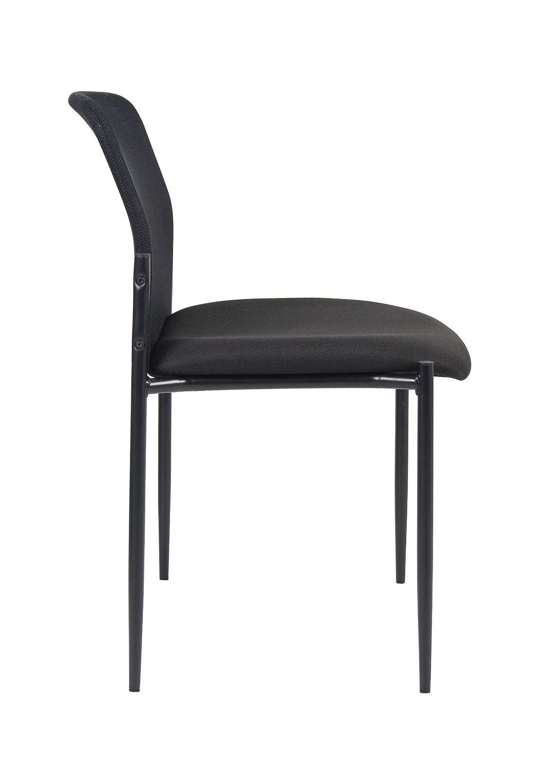 Boss Office Products Mesh Guest Chair in Black (B6919)