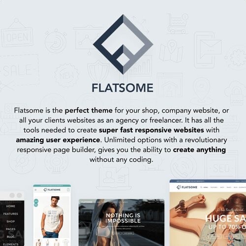 Flatsome – The Ultimate Multi-Purpose WordPress Theme | 12 Month Updates