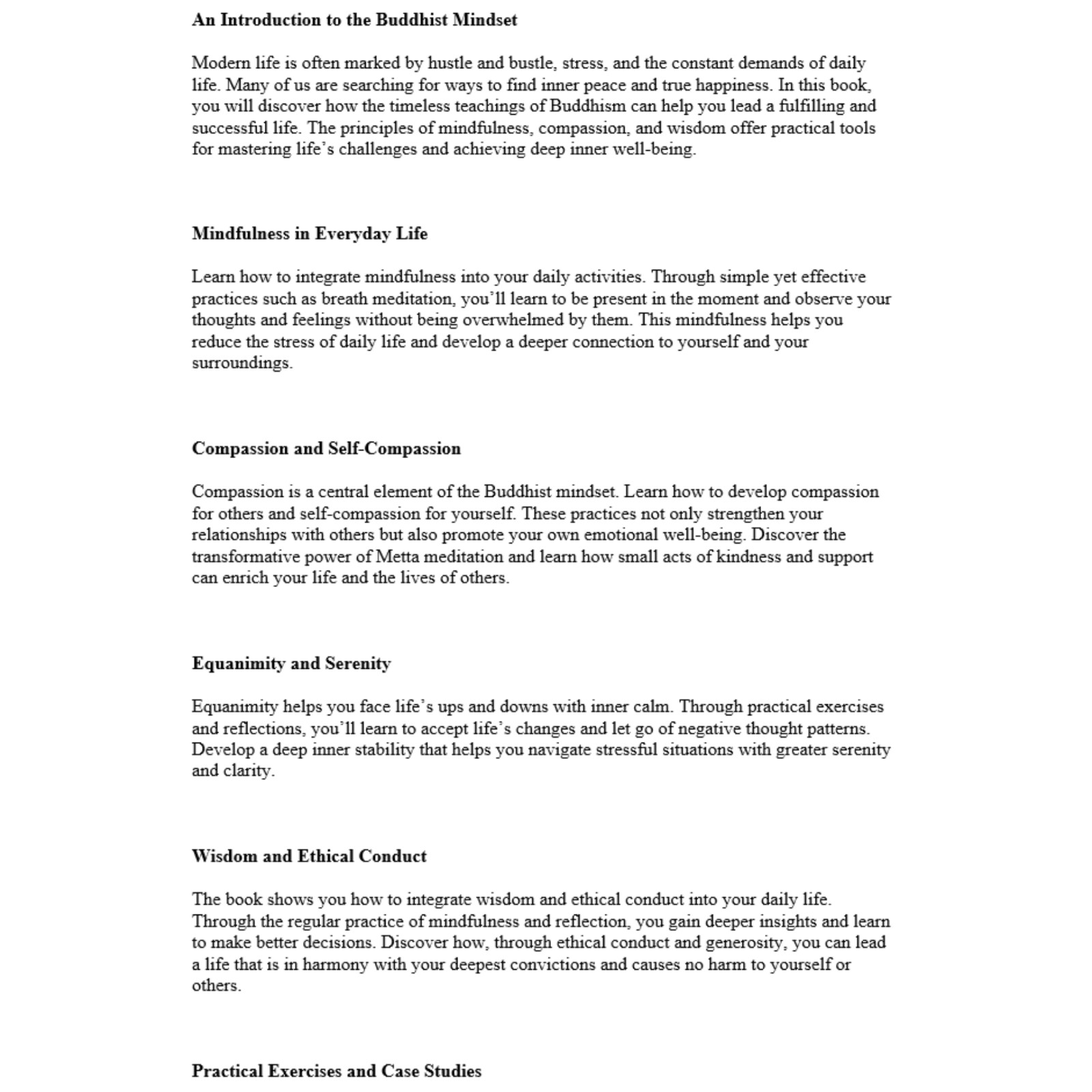 The Buddhist Mindset 20k words Exclusive PLR e-book – sold only once