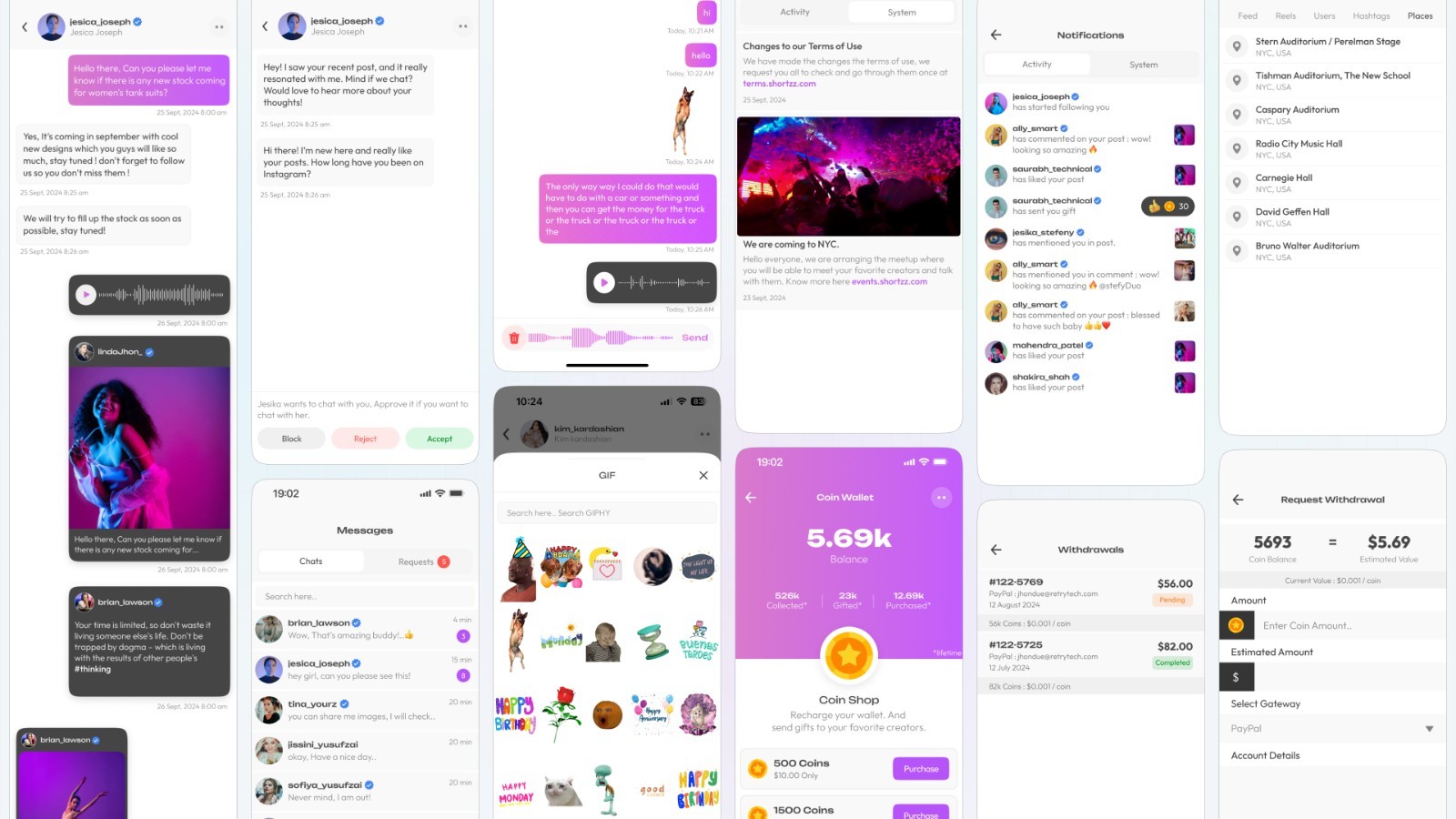Reelzz – Flutter Laravel Social Media App | Short Video, Live Stream & Chat