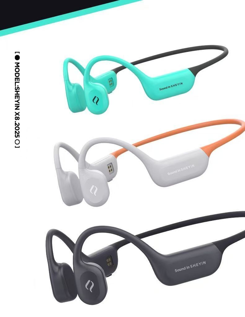 SHEYIN X8 Bone Conduction Bluetooth Headphones with Ultra Long Battery Life