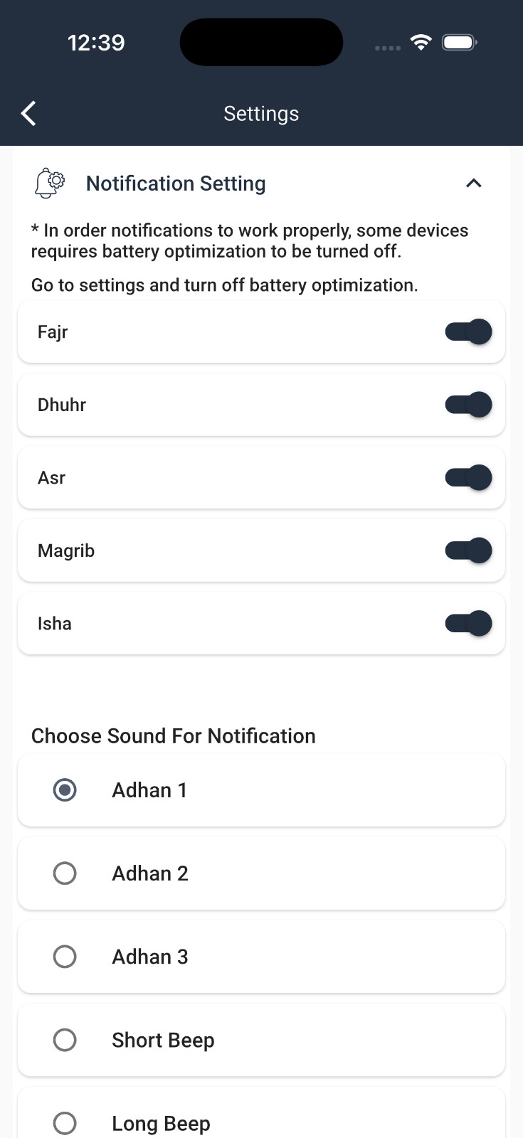 Zain Islamic Flutter App | Android & iOS App | Quran, Prayer Time, Qibla & Zakat