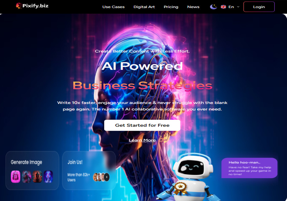Get Combined AI article writer and text to image generator with (SaaS)