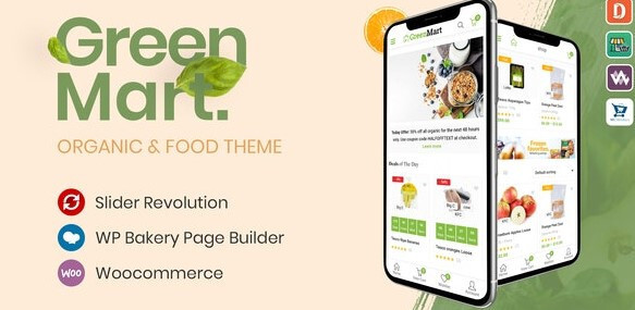 GreenMart ⭐GPL⭐ Lifetime Update – Organic & Food WooCommerce WordPress Theme