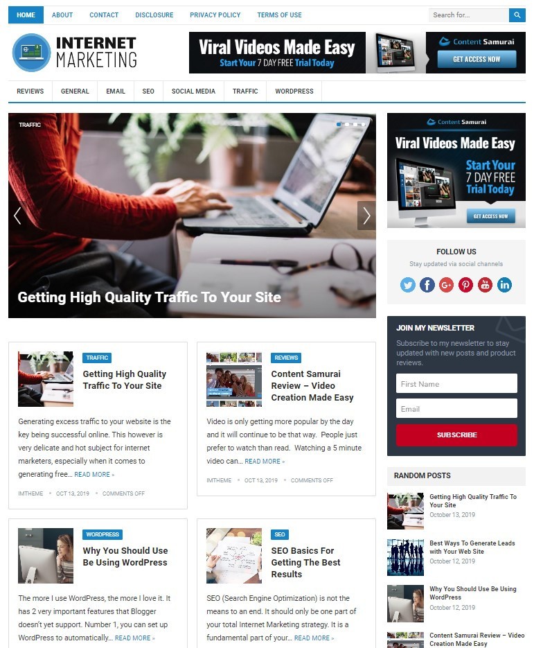 DFY INTERNET MARKETING WORDPRESS THEME+FREE SETUP PRE-DESIGNED BANNERS AND ADS