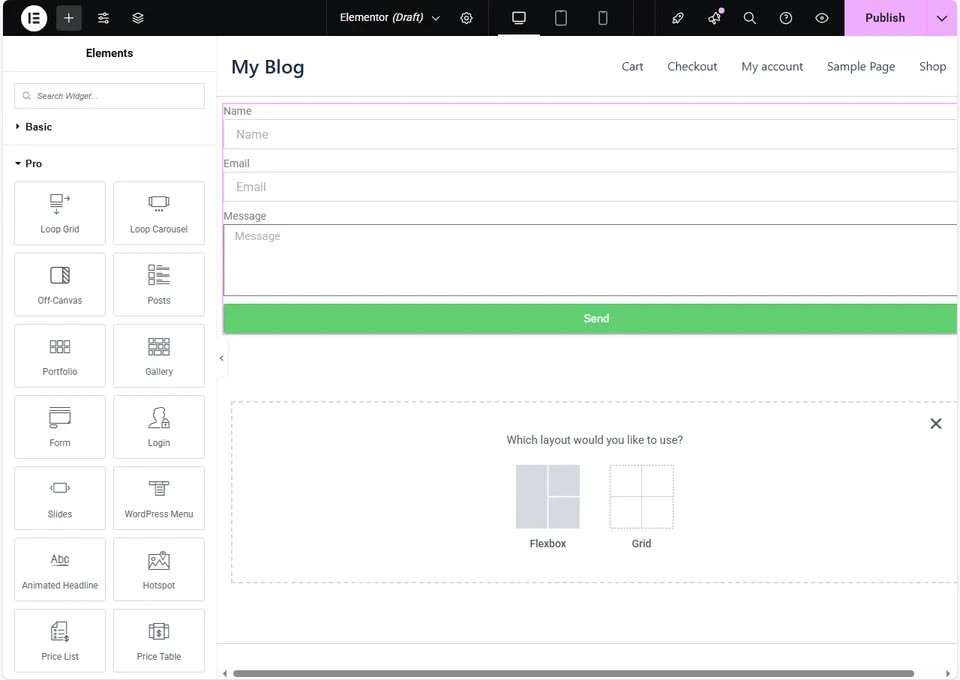 👉Elementor Pro page builder 🔥 wordpress plugin Letest version