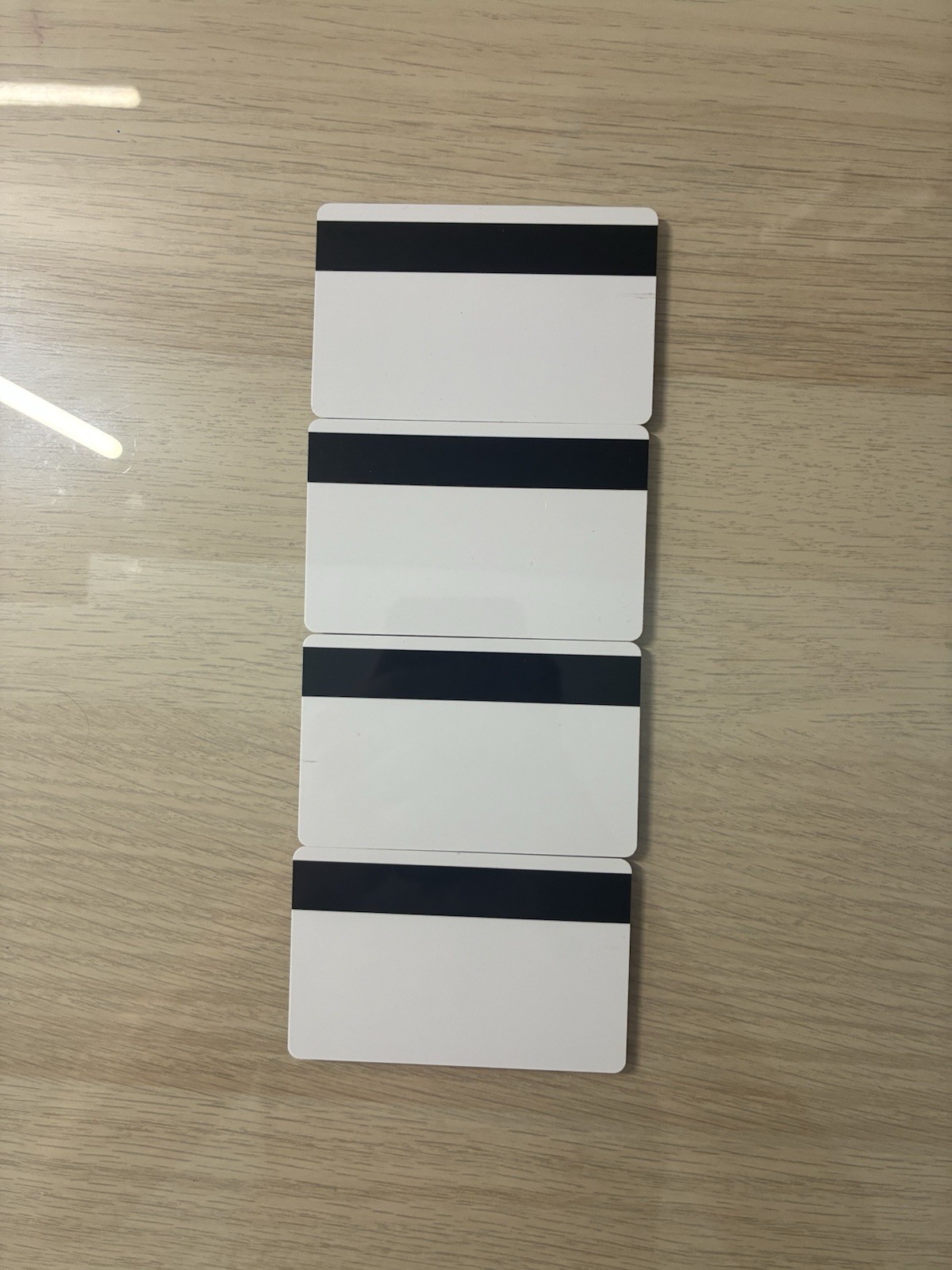 SLE4433 Smart Chip Cards HiCo Magnetic Stripe Blank PVC ID Cards With CD