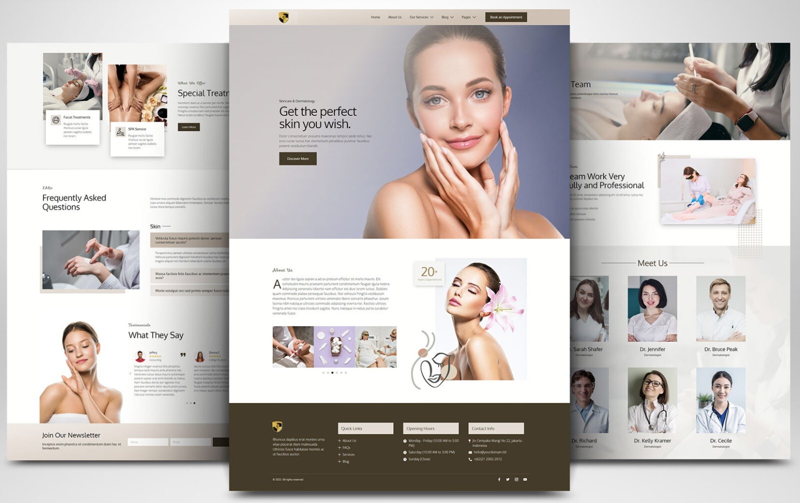 CUSTOM PROFESSIONAL WEBSITE FOR BEAUTY COSMETICS WELLNESS BRANDS WORDPRESS