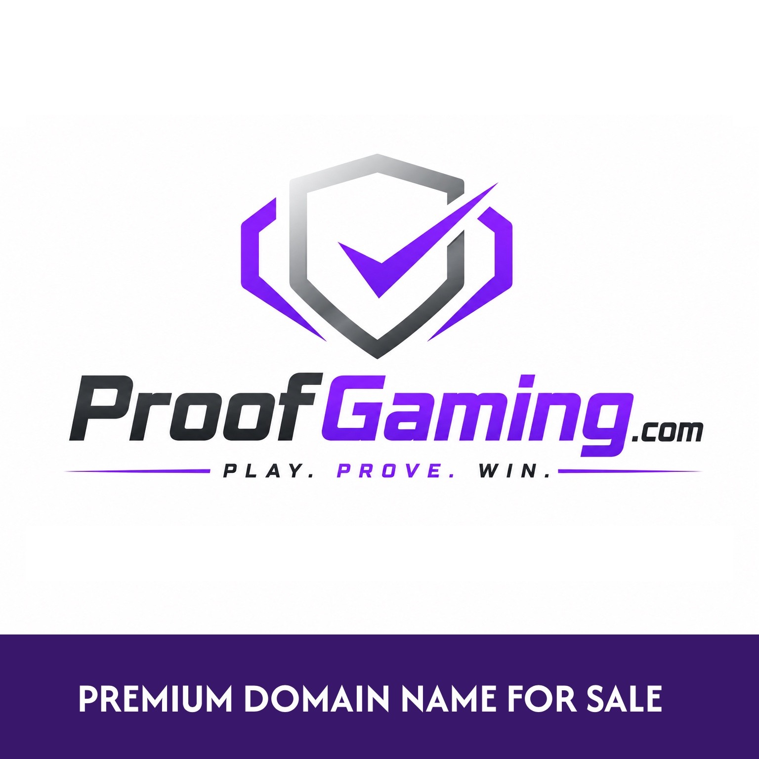ProofGaming.com BUSINESS DOMAIN NAME FOR SALE. eSports. Game. Gaming VALUE $3K