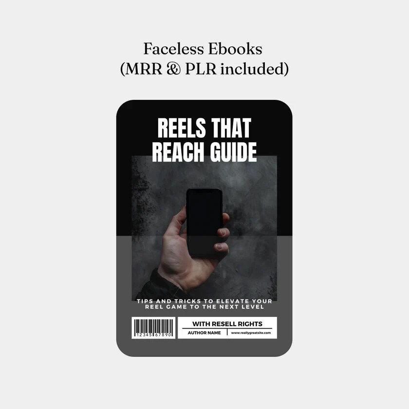 Ultimate Men Faceless Digital Mega Marketing Bundle with MRR & PLR – 75+ Reels