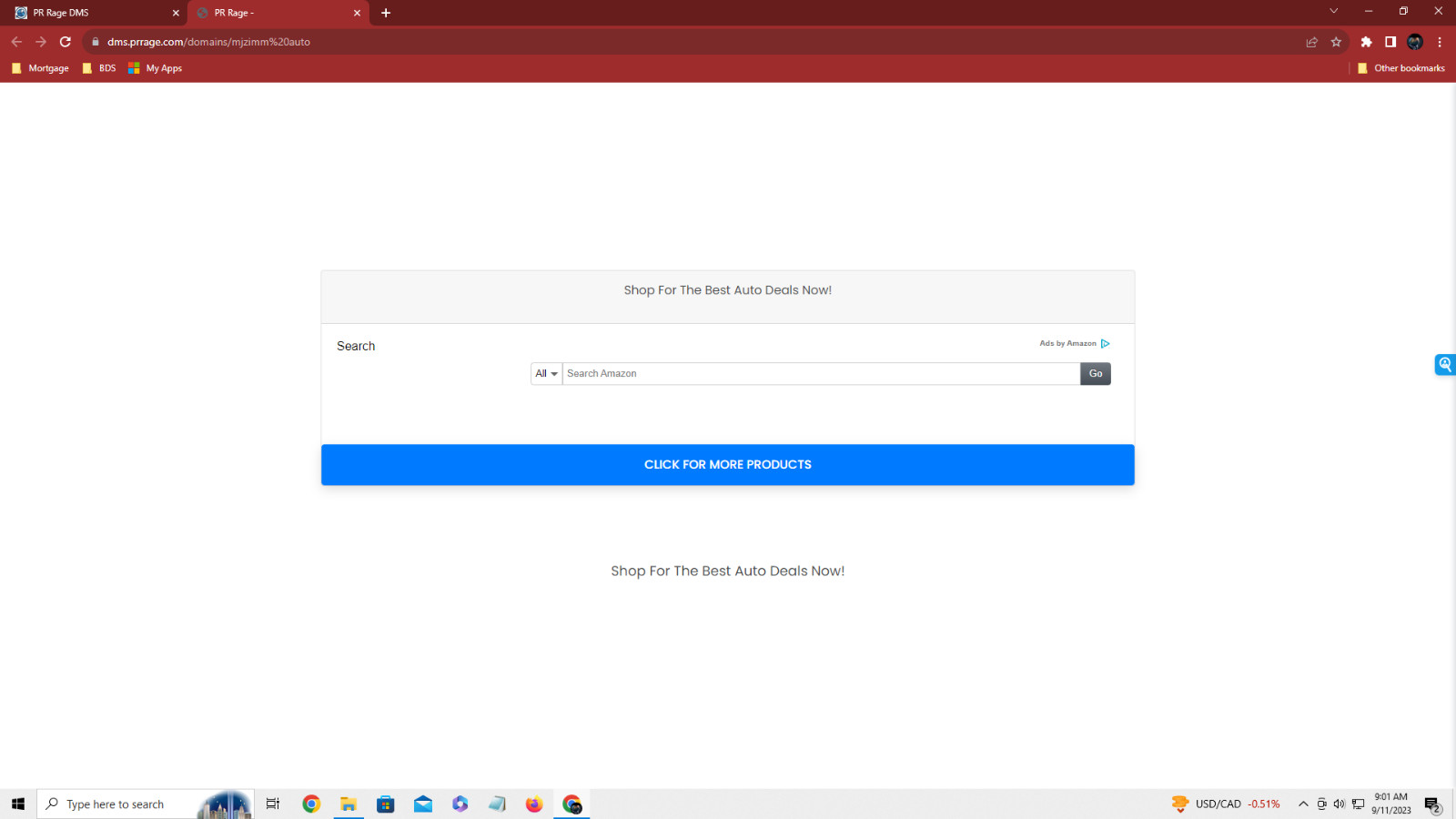 Amazon Ecommerce Dropship Web Ad Page Affiliate No Hosting Referral Site BOGO $$