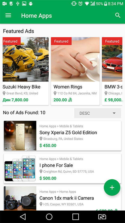 Classified Ads WordPress Theme + Native IOS App +Native Android App