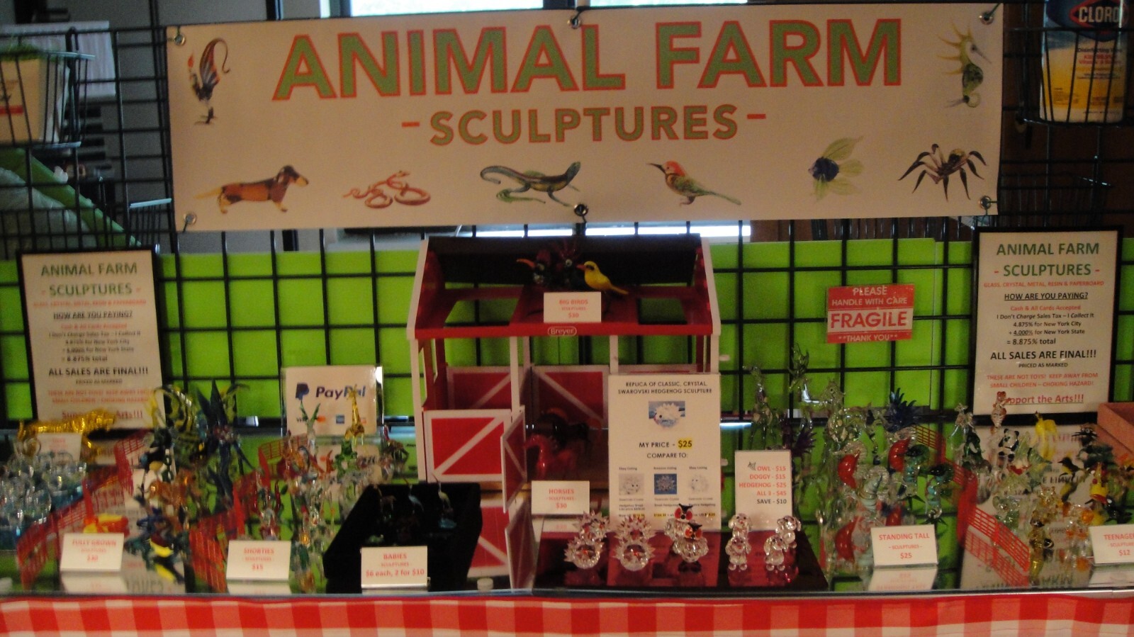 Business for Sale – Beautiful Animal Figurines – Craft/Street Fairs, Flea Market