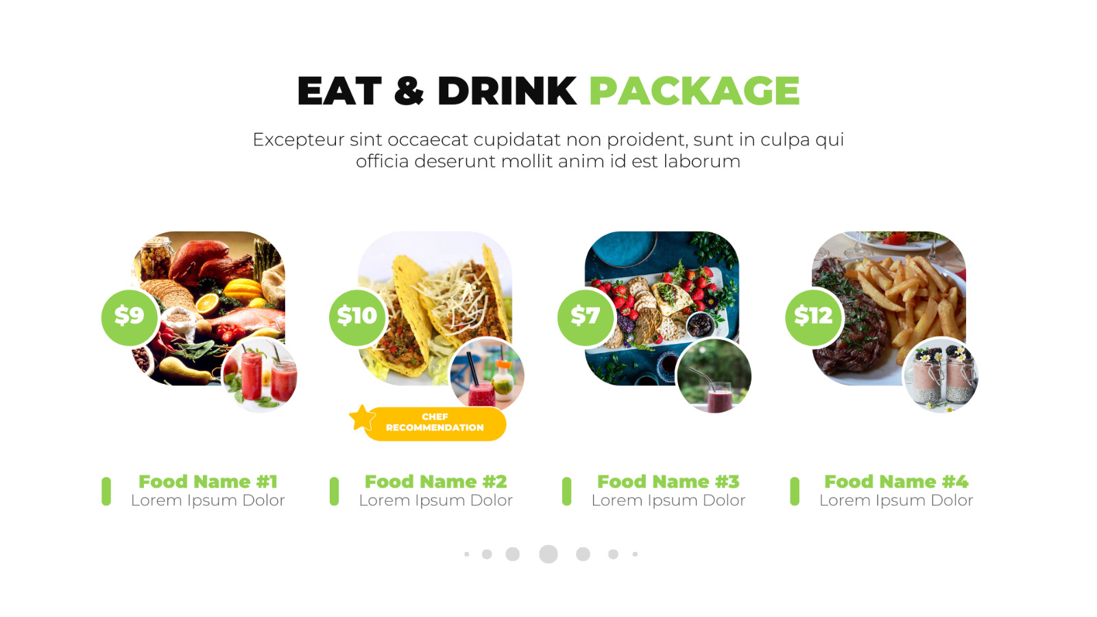 Horizontal Video Canva Template – Fast Food Promo Video