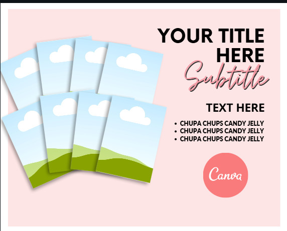 Digital Listing Templates 80 pg Edit in Canva For Digital Products w MRR Rights