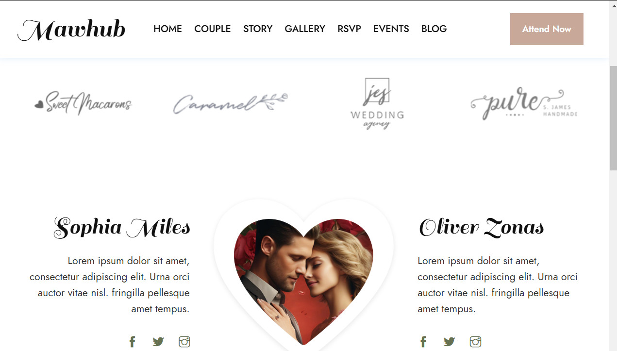 Rustic Wedding Invite / RSVP Website – Ready to Run + 1-Year Domain and Hosting