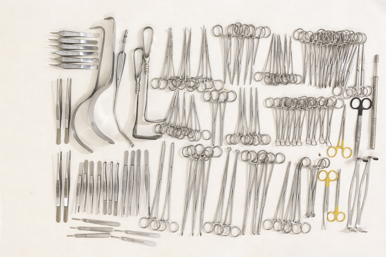 94 Pc Abdominal Hysterectomy Surgical Instrument Set – Stainless Steel OR Tools