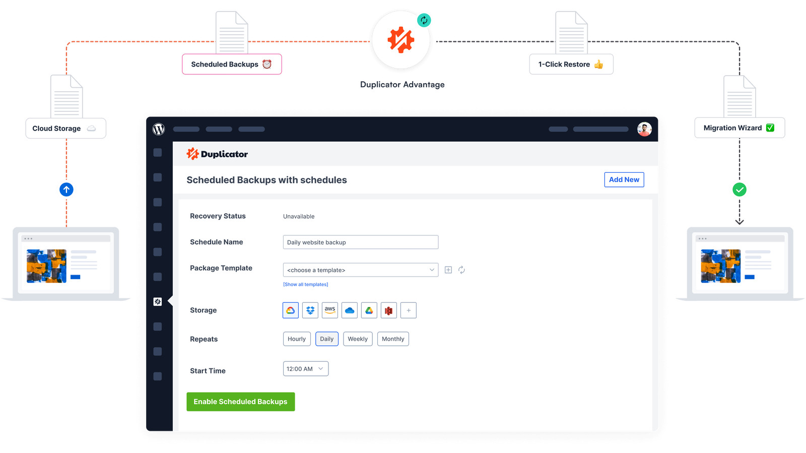 Duplicator Pro – The Backup and Migration Solution for WordPress | 1 Year Updates