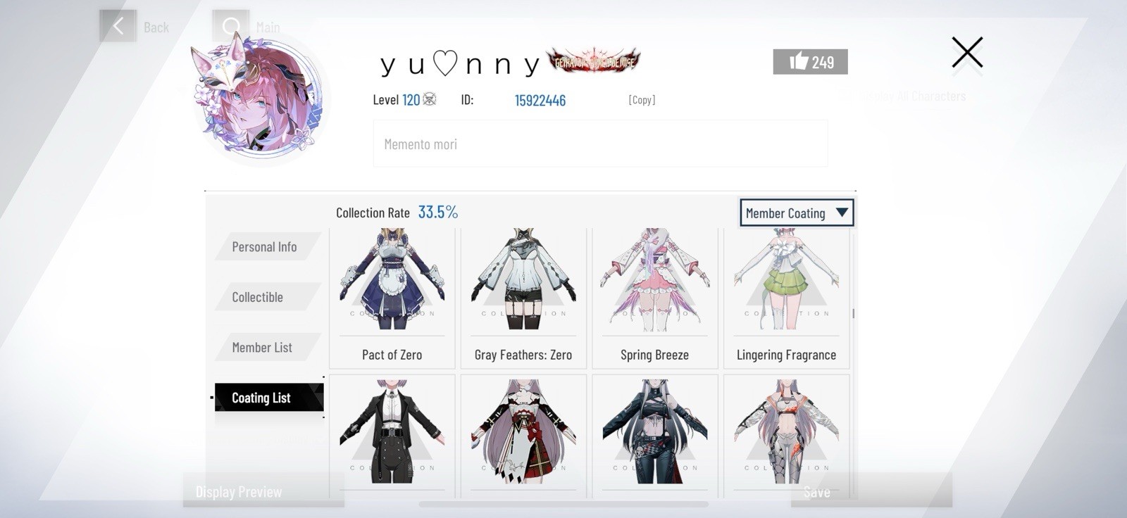 PUNISHING GRAY RAVEN GL | Premium Account Dolphin | End Game | Rank 120+ Meta