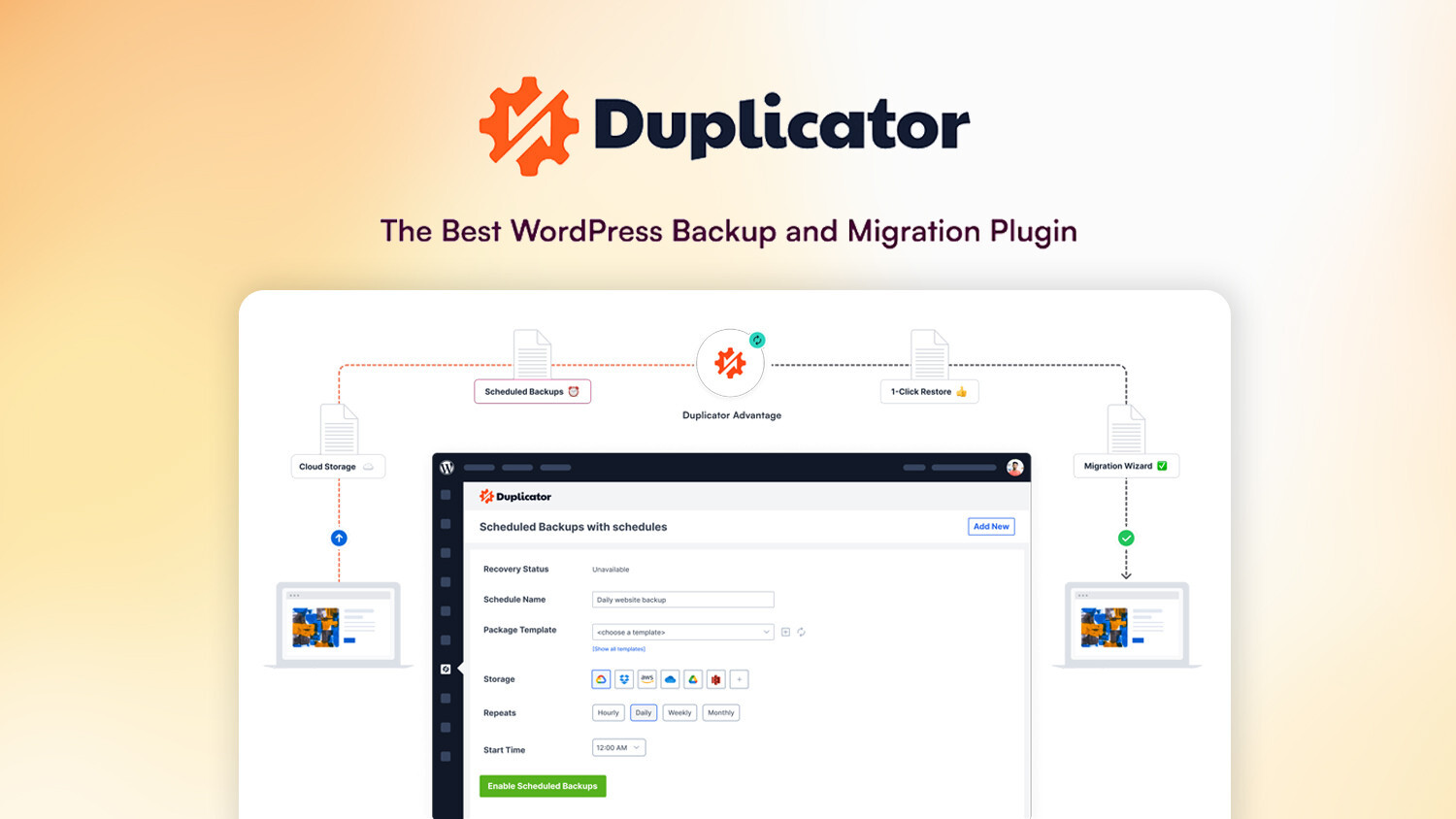 Duplicator Pro – The Backup and Migration Solution for WordPress | 1 Year Updates