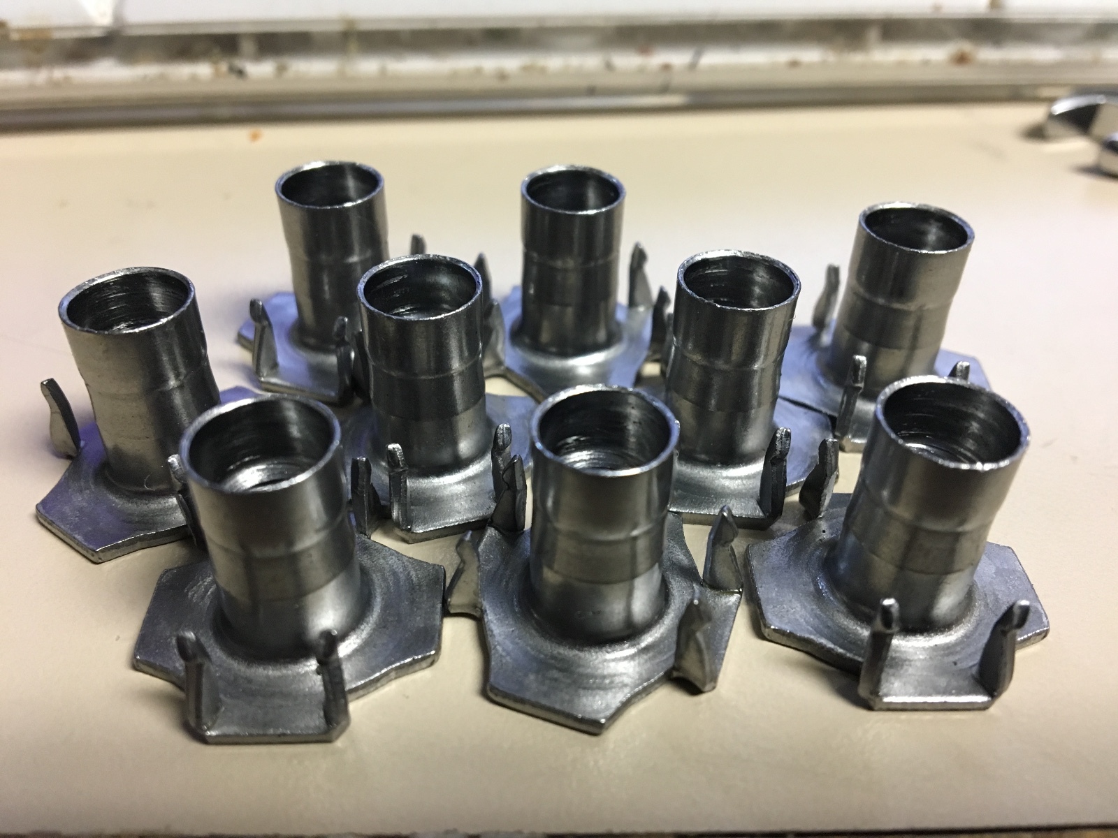 4 Prong T Nut 5/16″-18 x 5/8″ (Tee Nut) Qty: 250 Hardened commercial grade
