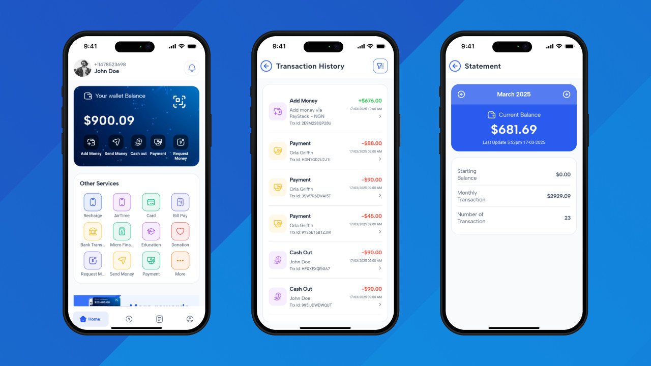 NexPay – Mobile Financial Service Solution Flutter Apps + Laravel Admin Panel