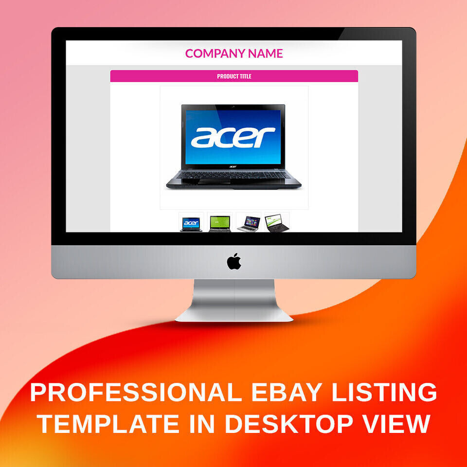 eBay Templates eBay Auction Template Mobile Responsive 100%