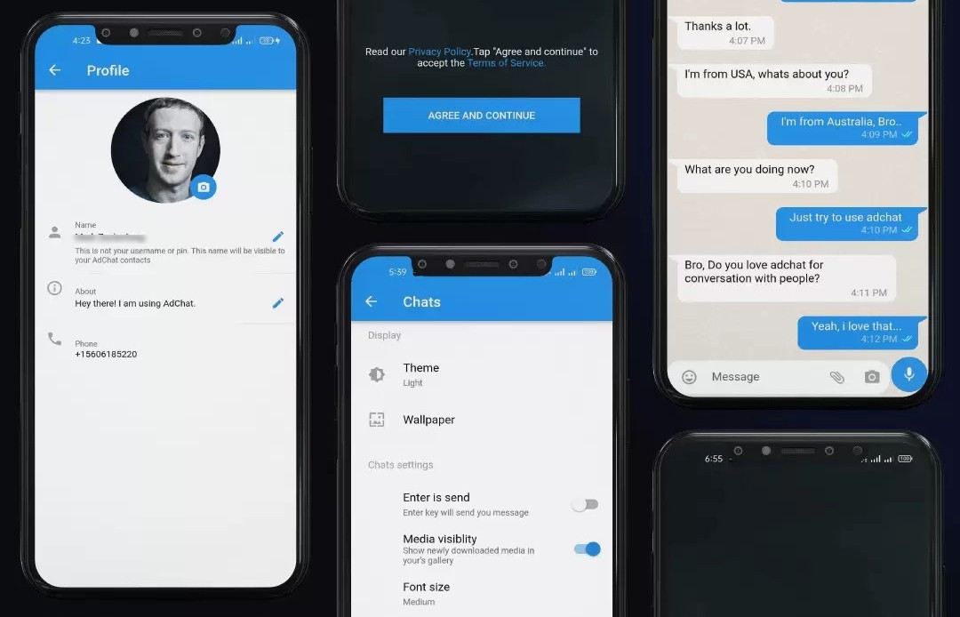 Talksy – Messaging App | Android & iOS Flutter App with Voice/Video Calls