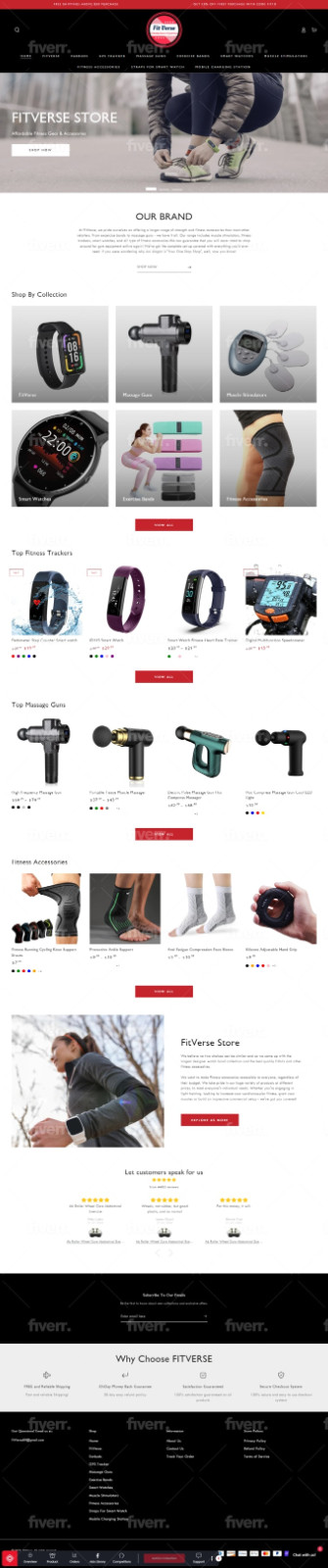 A- Z Shopify Store Setup 50 Products Premium Theme Branding Stock Photos SEO