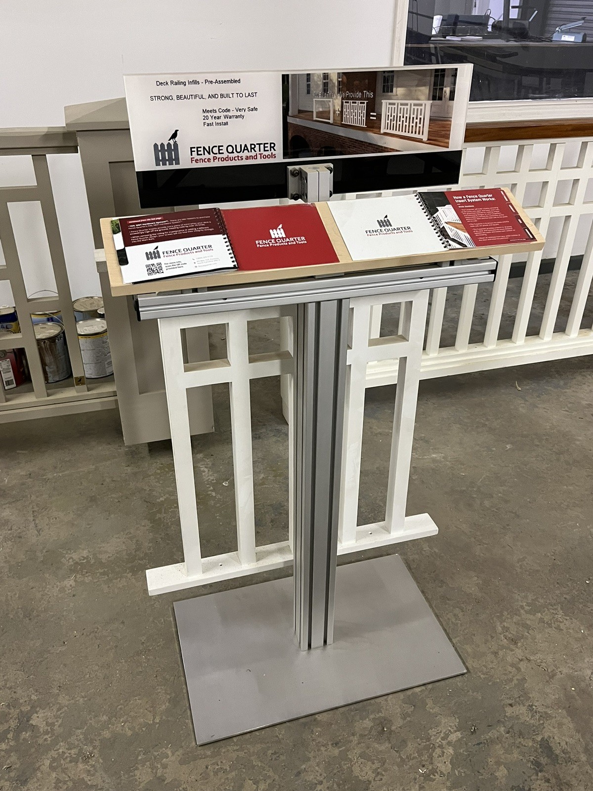 Patented Deck Railing Business Assets – Eqp, Inv, IP, Trademarks – $130K OBO