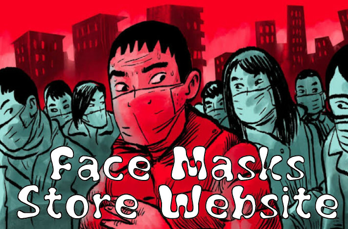 ECOMMERCE ONLINE FACE MASKS SHOP STORE AMAZON AFFILIATE WEBSITE
