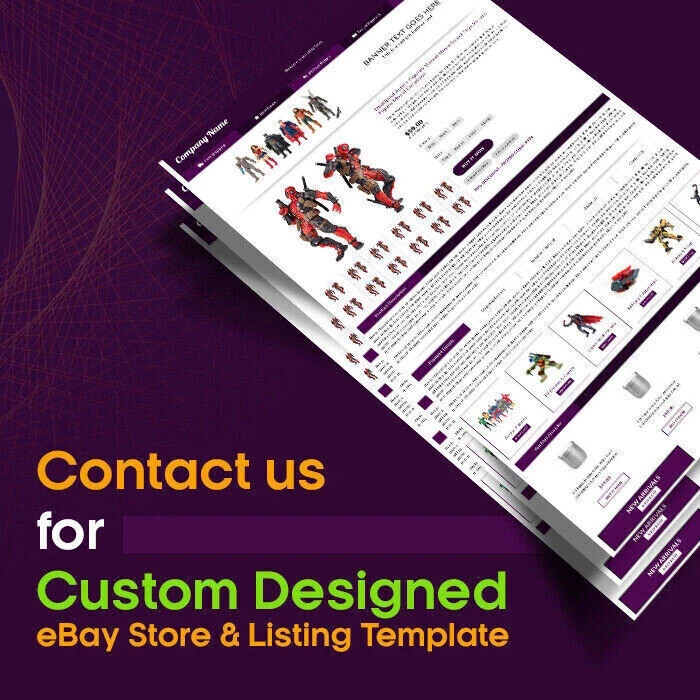 Professional eBay Templates Mobile Responsive eBay Listing Auction Template 2026