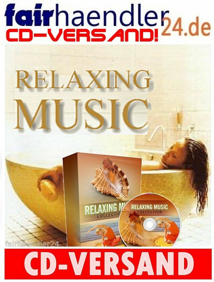 CD SHIPPING: Relaxing Music Collection AUDIO CD MP3s Recover Relax Yoga New