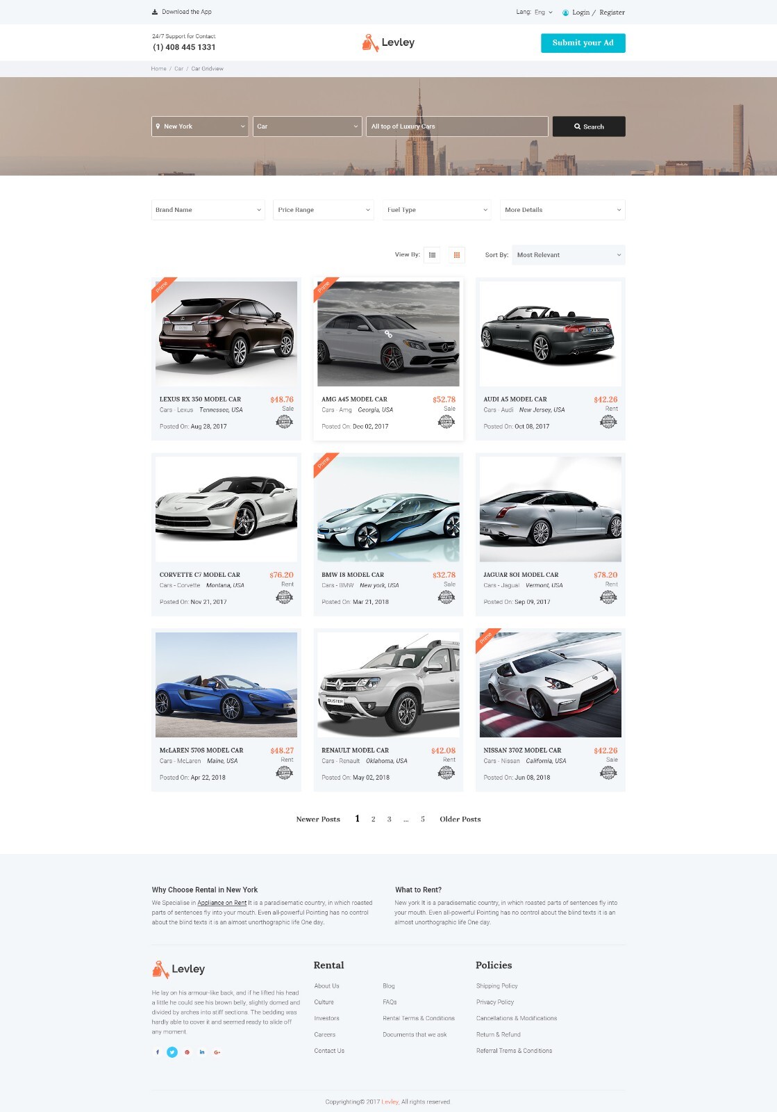 Premium Landing Page Themes Templates UI & More Fully Editable PSD Files