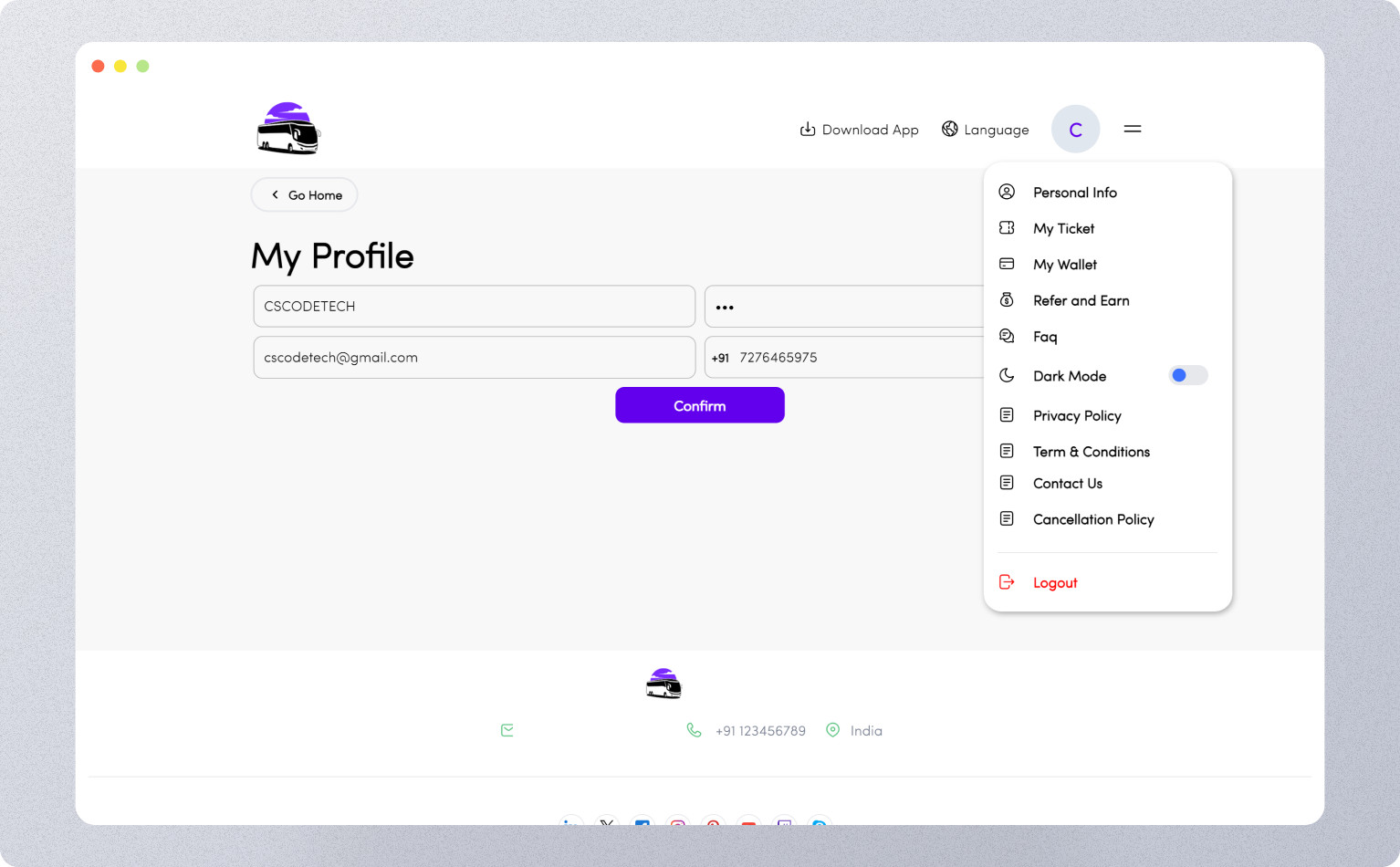 TripBus – Flutter Multi-Vendor Bus Ticket Booking App | Reservation System