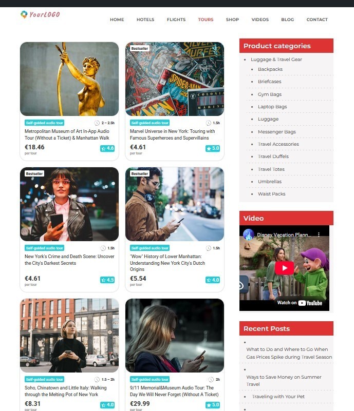 FLIGHT, HOTEL & TRAVEL Comparison Affiliate Website
