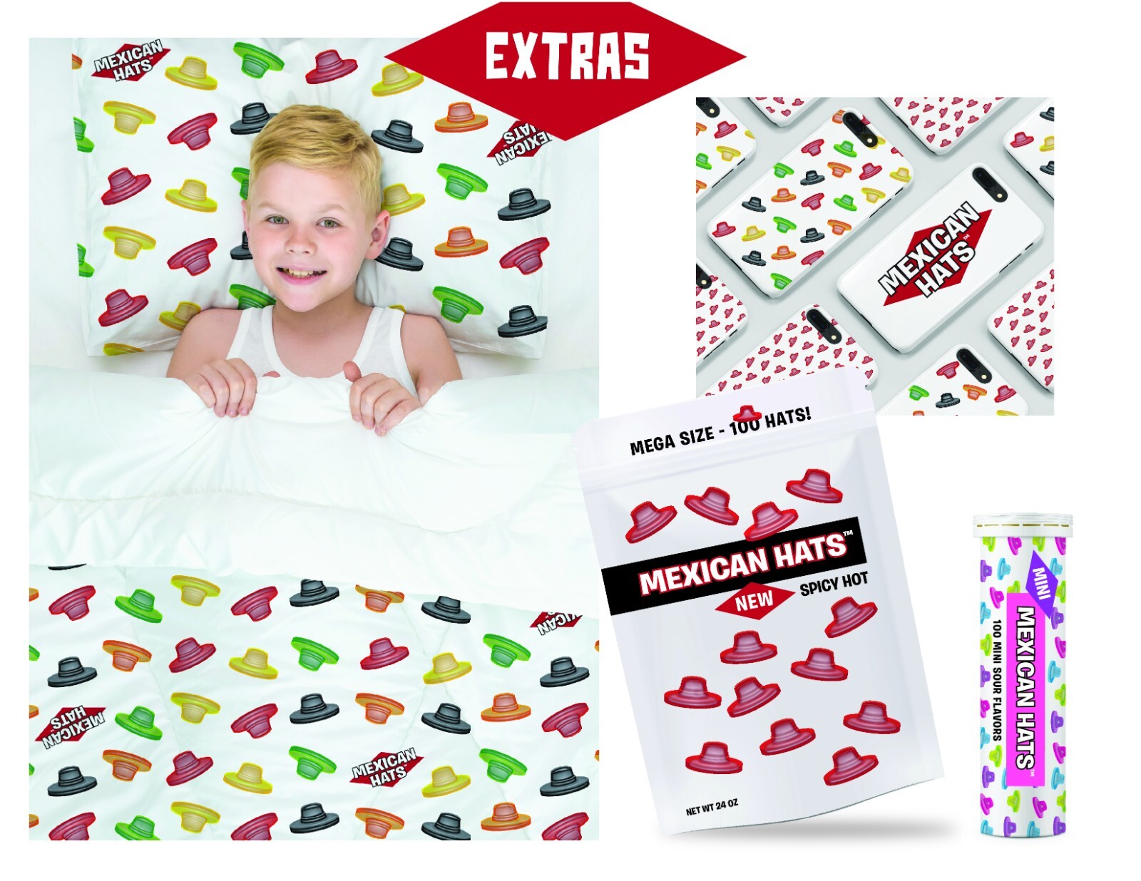 MEXICAN HATS-FAMOUS CANDY BRAND TRADEMARK FOR SALE OR LICENSE