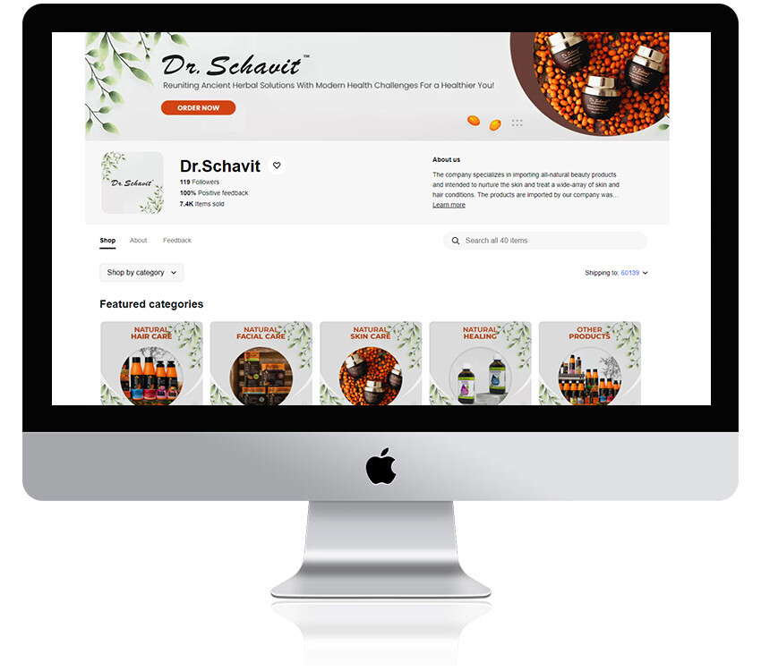 Responsive Minimal Store & Listing Template banner Free Logo and Banner Design
