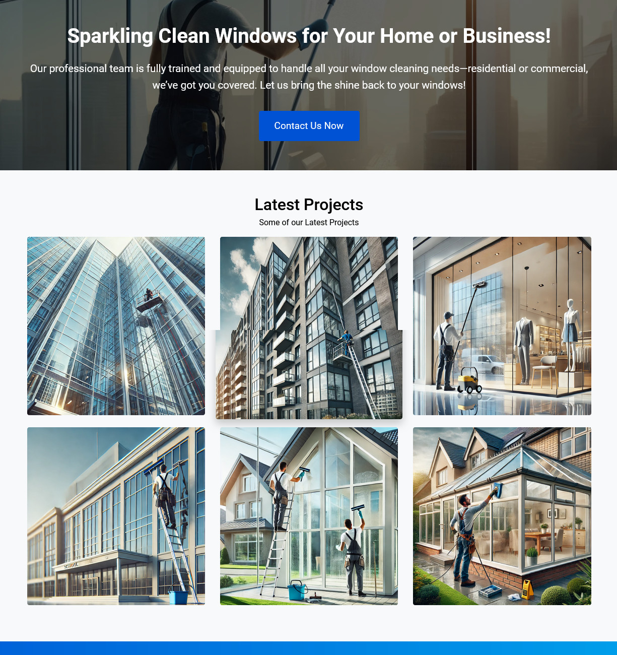 Window Cleaning Business Website | Ready-to-Use Professional Solution