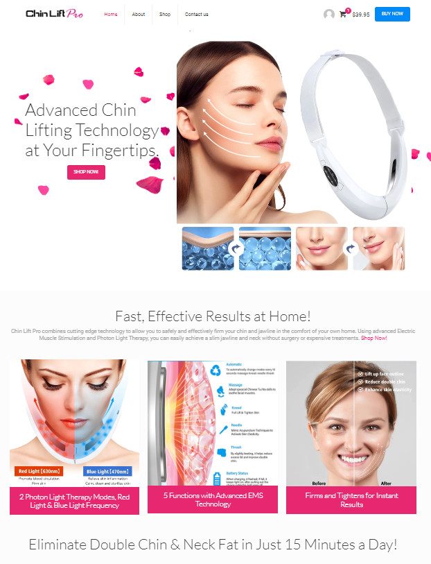 ChinLiftPro.com – Dropshipping Beauty Ecommerce WordPress Store HUGE PROFITS!!