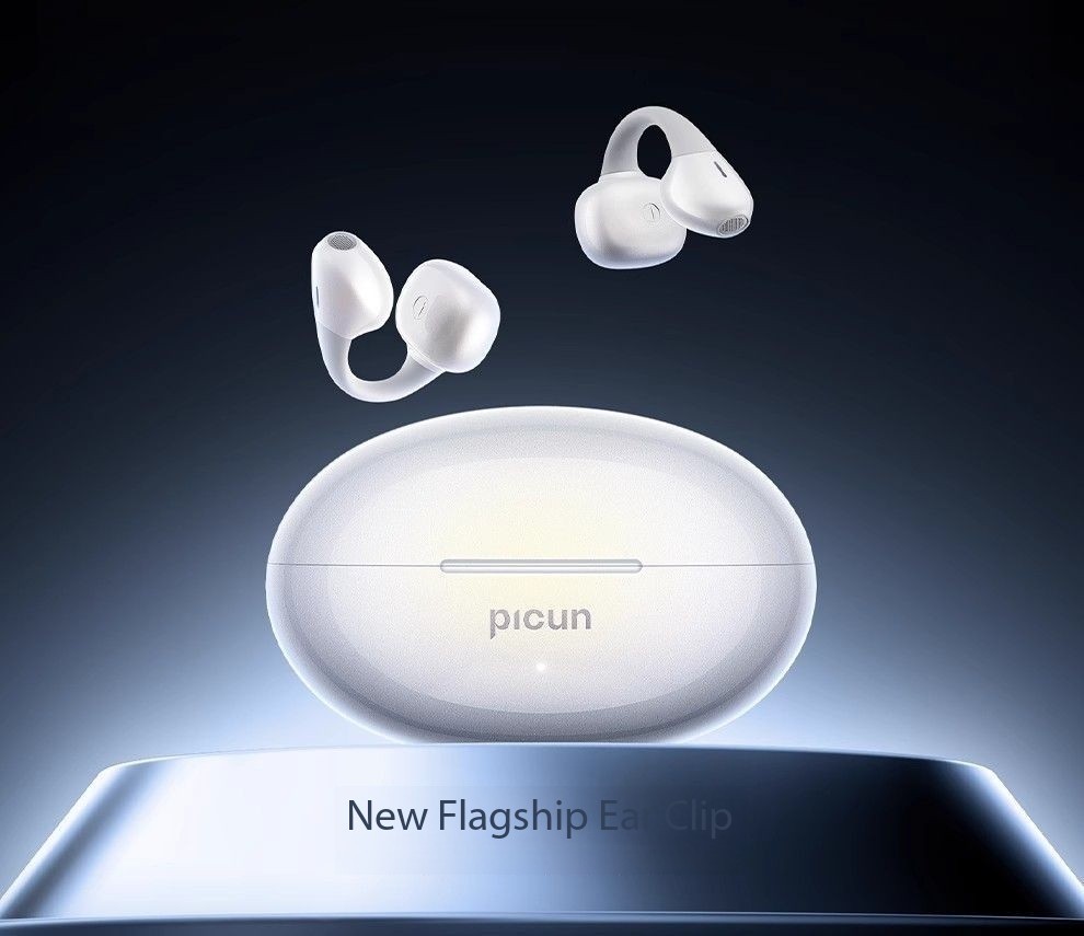 Pincun W28 Clip-on Bluetooth Earphones, Wireless, Open-Ear, Non-In-Ear