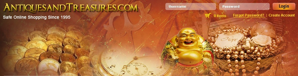 Antiques and Treasures.com for sale. Premium Domain name Aged Many Years