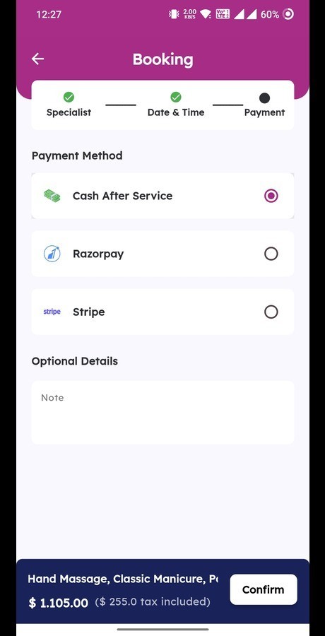 Spaora – Spa & Salon Management Booking Flutter App | Android + iOS | Laravel