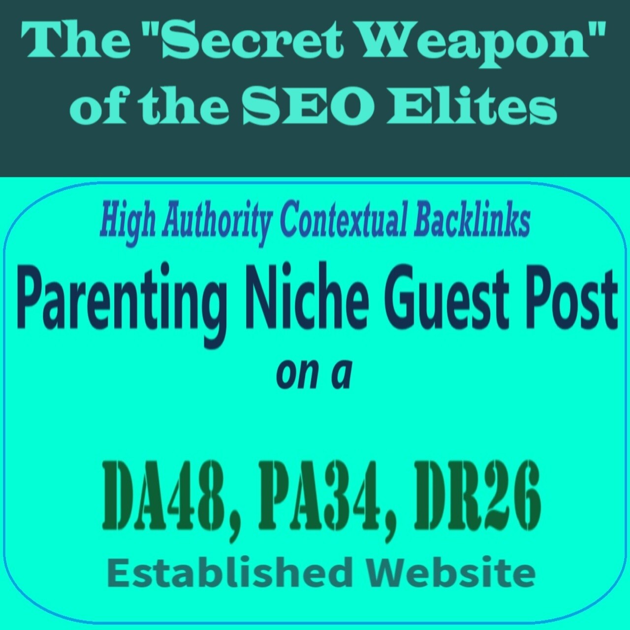 Premium SEO Guest Post on my DA40+ Parenting Blog with Dofollow backlink