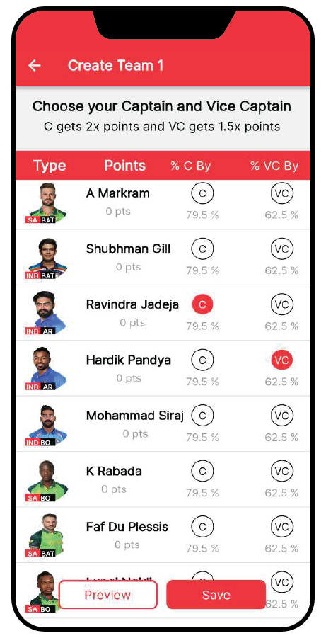 PitchMaster Flutter Fantasy Sports App Template | 40+ Screens | Android & iOS UI