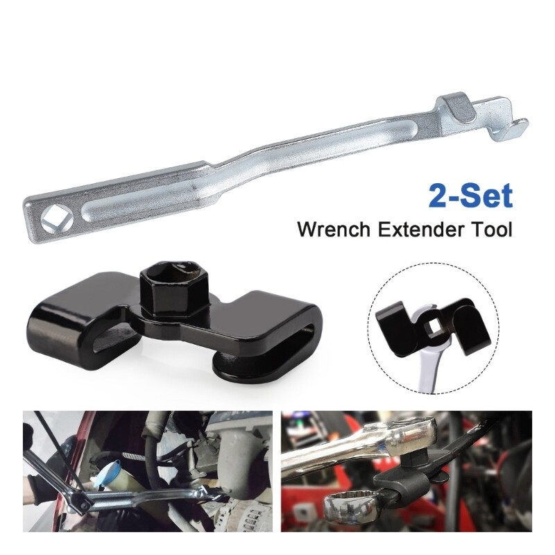 Torque Amplifiers Wrench Extension Adaptor Aluminum for Automotive Repair Tasks