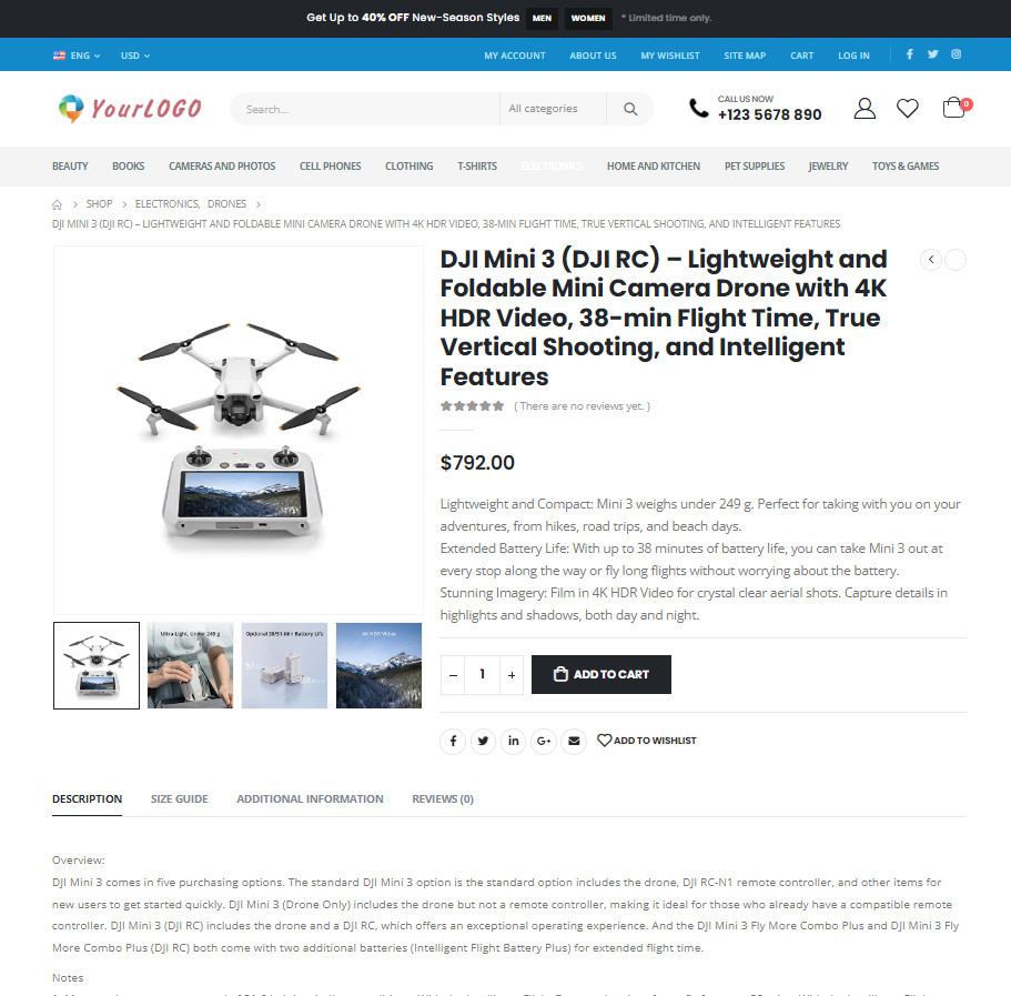 Amazon eBay Affiliate / Aliexpres DropShipping E-Commerce Website + Free Hosting