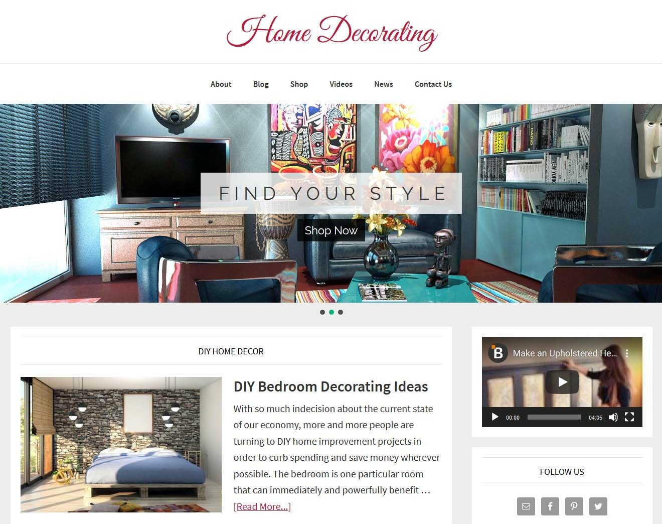 [NEW DESIGN] * HOME DECORATING * blog website business for sale AUTO CONTENT