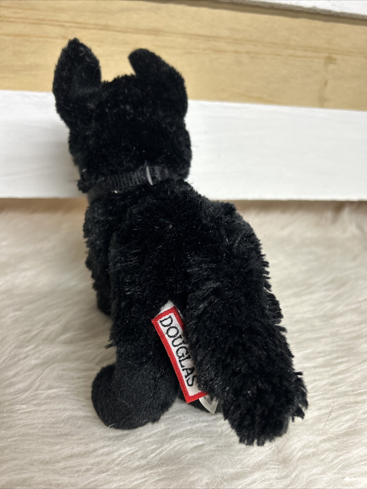 Harko 8″ Black German Shepherd Plush Stuffed Animal Dog Douglas Toy With Collar